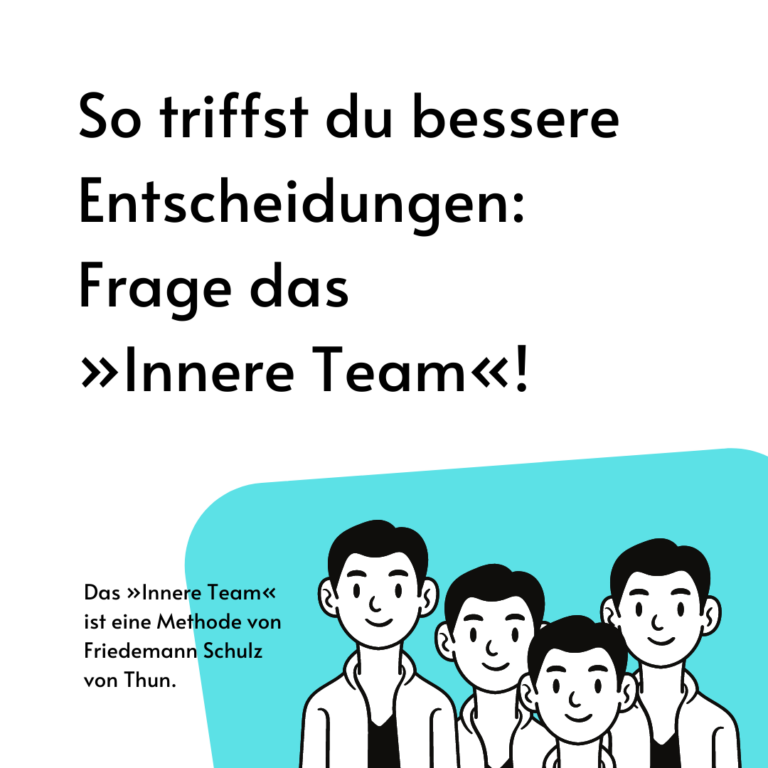 Das »Innere Team« ist eine Methode aus der Kommunikationspsychologie von Friedemann Schulz von Thun.